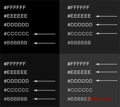 深色调网页设计理念