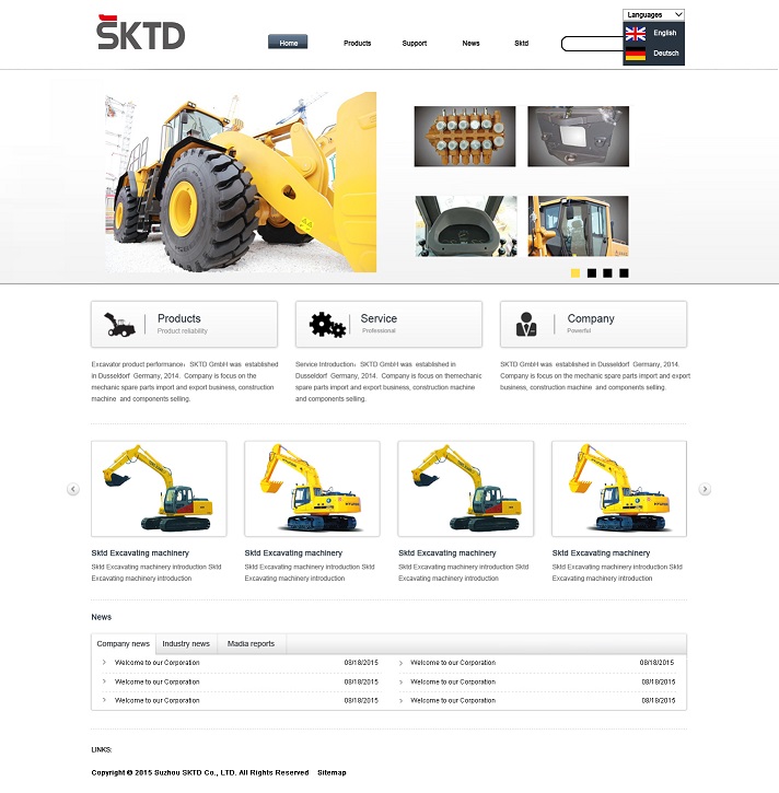 ���ݹ�ҵ԰�����������Ƽ����޹�˾��վЧ��ͼ